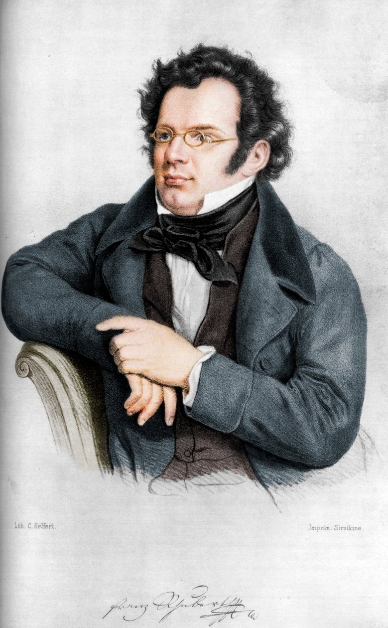 Franz Peter Schubert 1797-1828, compositor austriaco de C Helfert