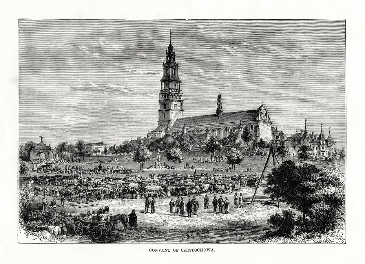 Convento de Czestochowa, Polonia, 1879 de C. Laplante