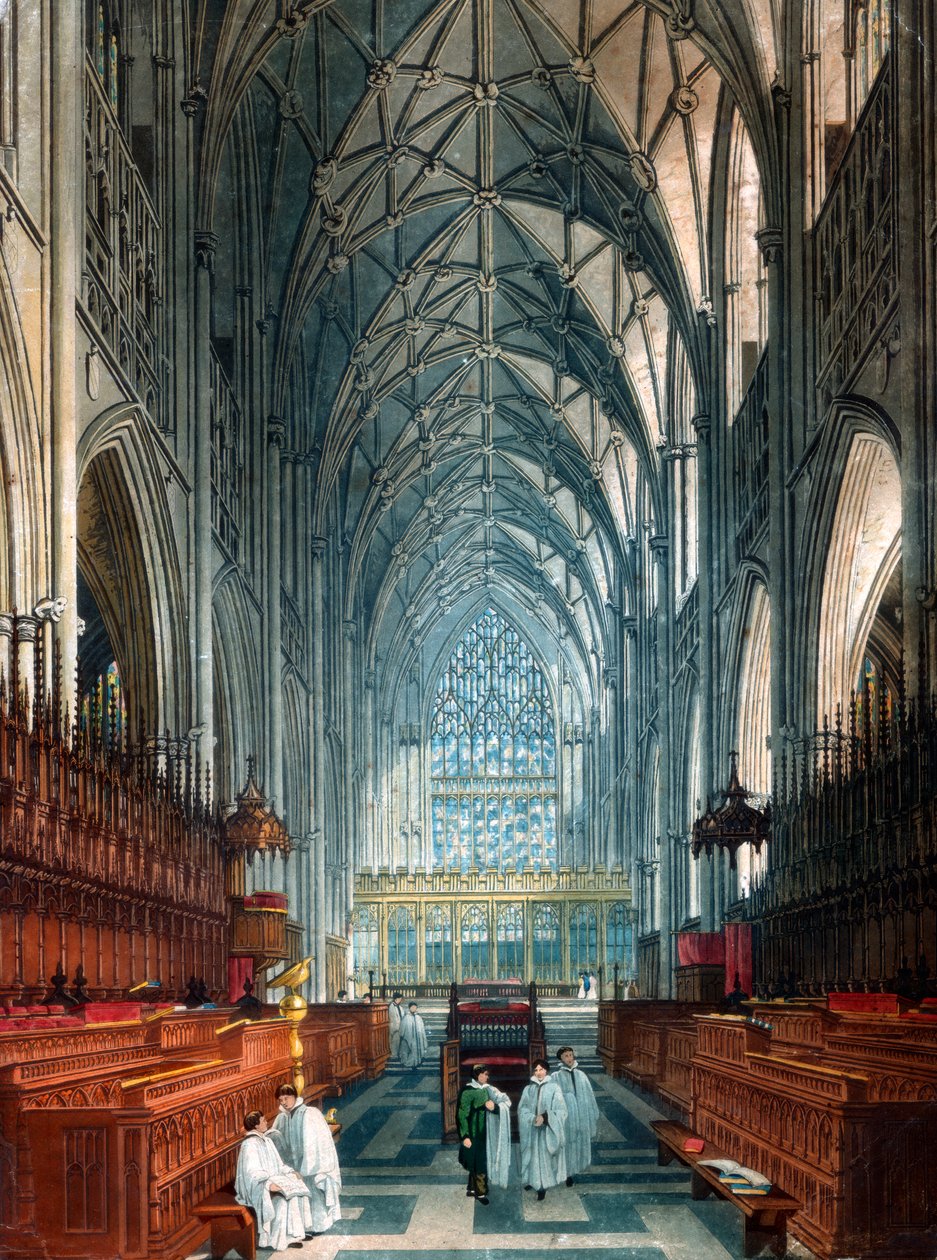 Interior de iglesia de C. Wild