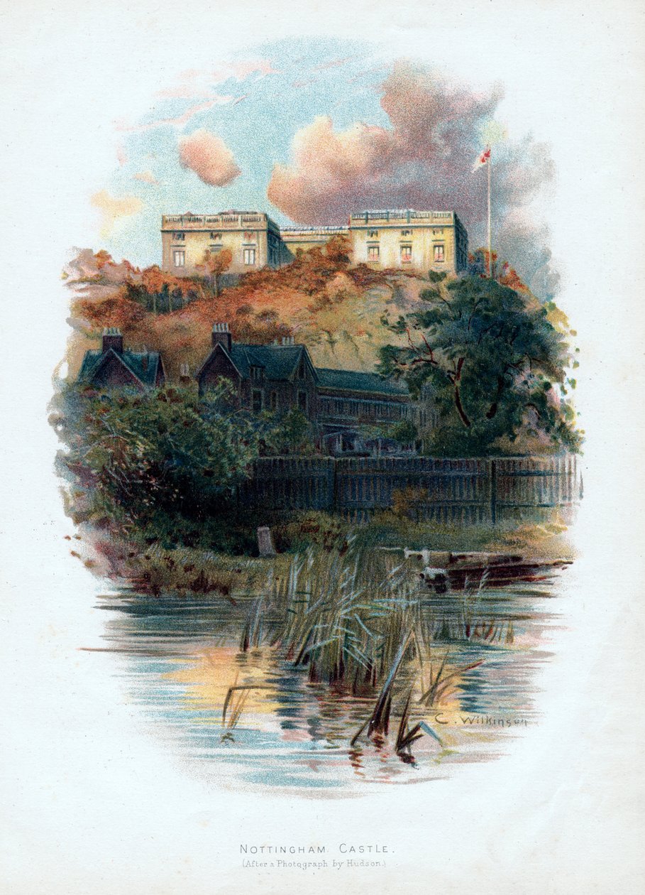 Castillo de Nottingham, Nottinghamshire de C. Wilkinson