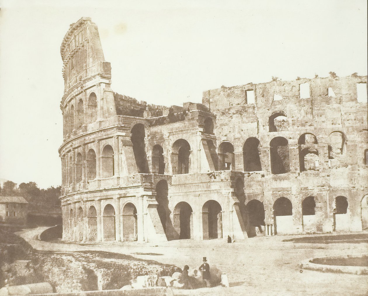 Coliseo, Roma, 2ª vista, mayo de 1846 de Calvert Jones