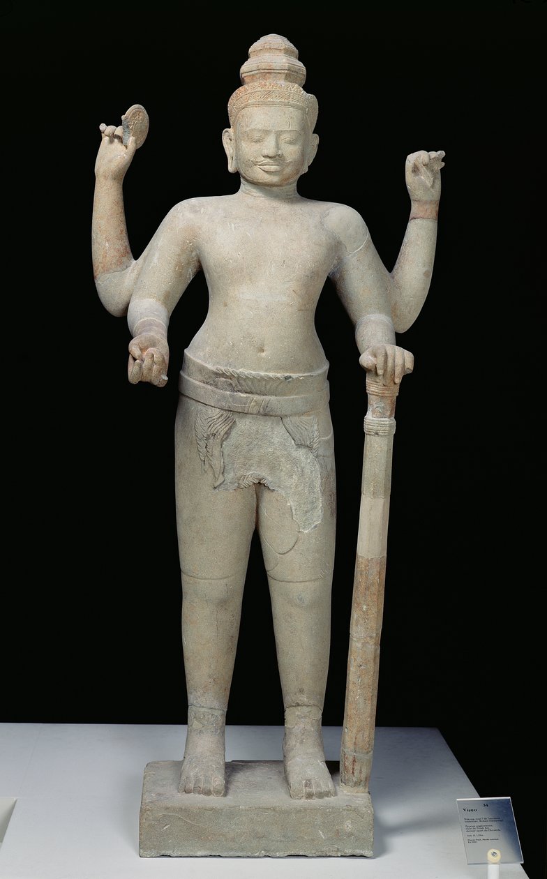 Vishnu de pie de Cambodian School