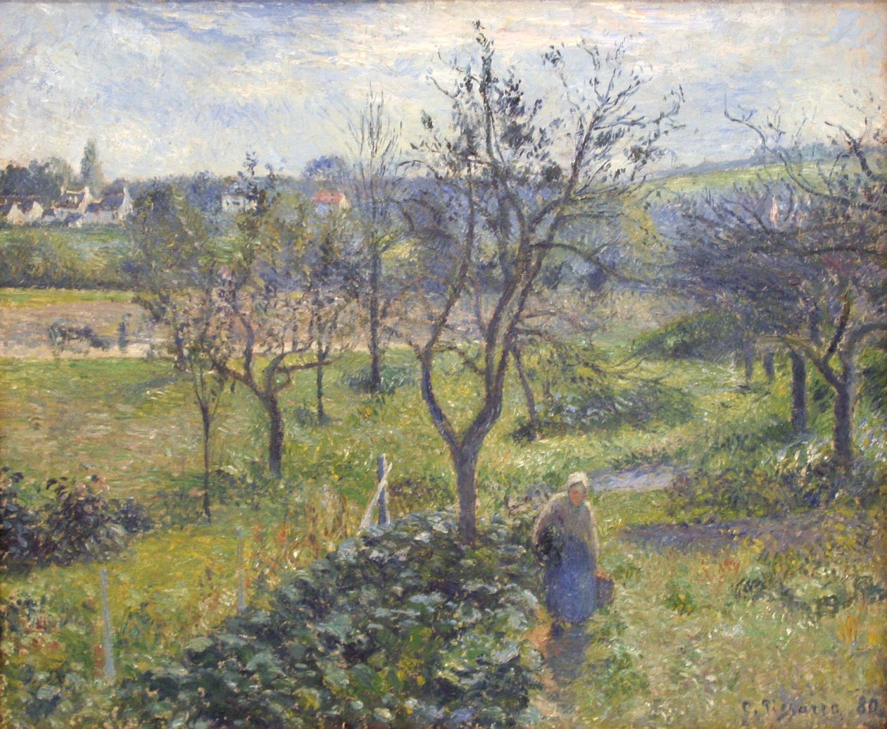 Jardín en Valhermeil de Camille Jacob Pissarro