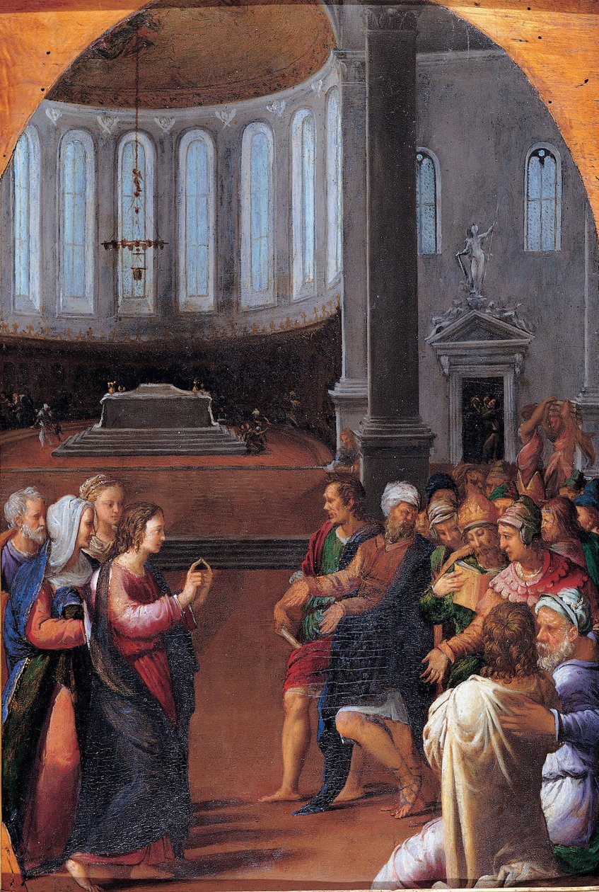 Cristo entre los doctores de Camillo Filippi