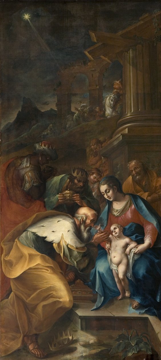 Adoración de los Reyes Magos de Camillo Procaccini