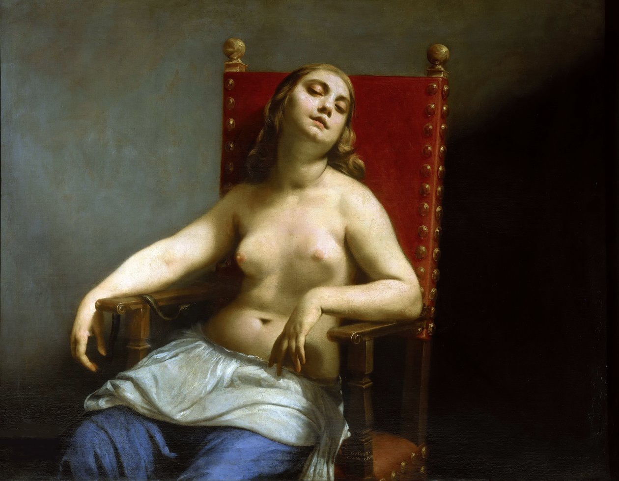 La muerte de Cleopatra, 1660 de Canlassi
