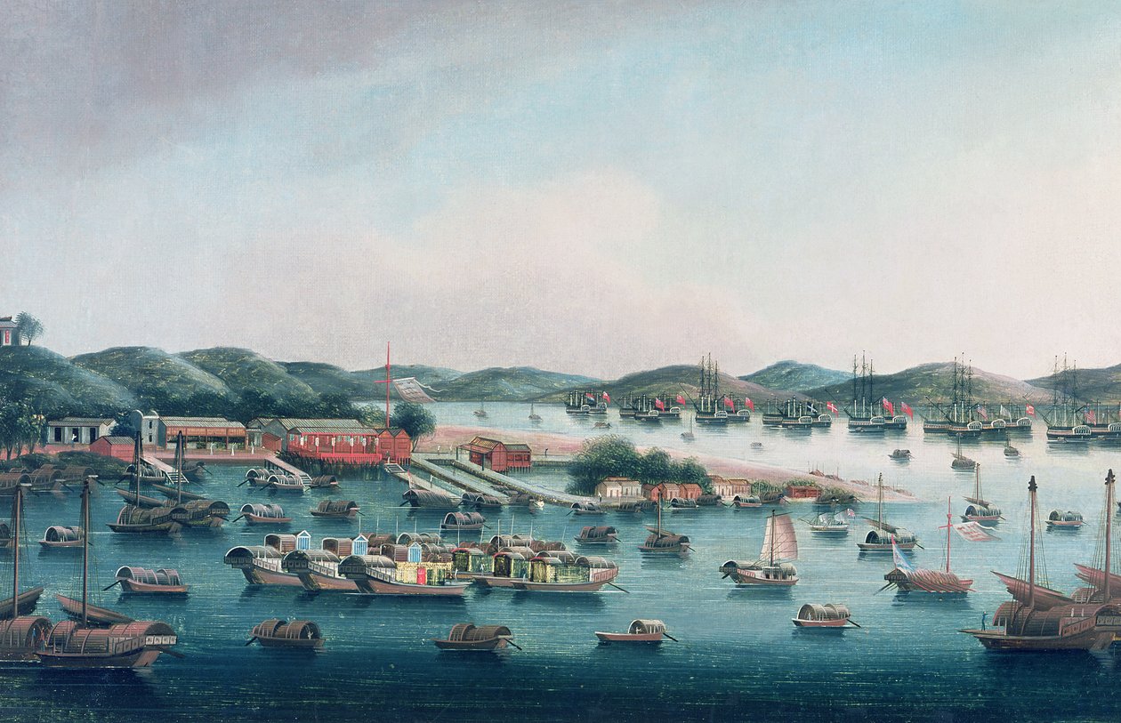 Puerto de Hong Kong de Cantonese School