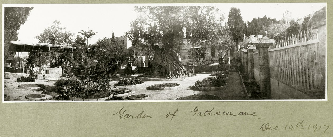 Jardín de Getsemaní, 14 de diciembre de 1917 de Capt. Arthur Rhodes