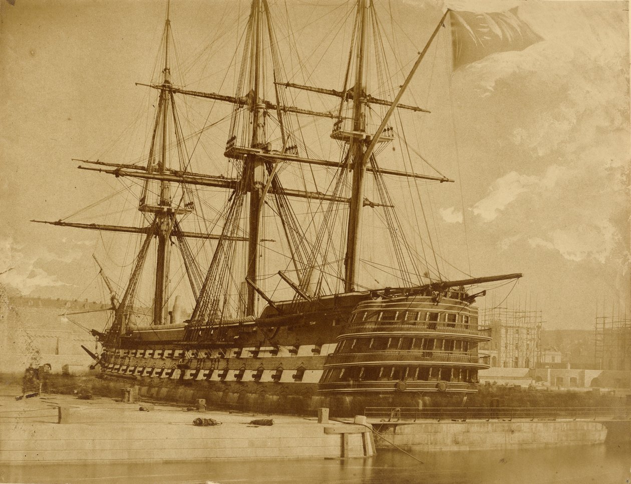H.M.S. Duque de Wellington de Capt. Linnaeus Tripe