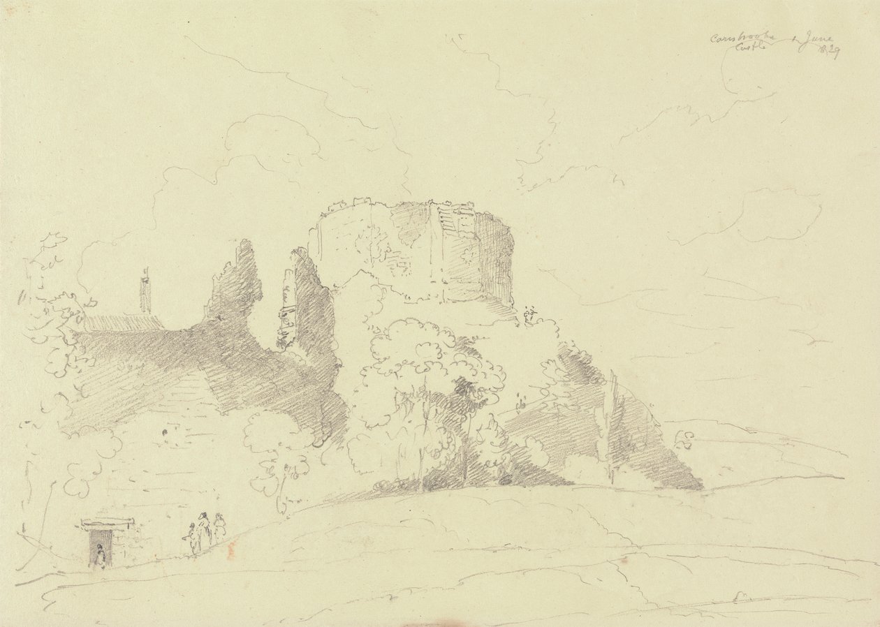 Castillo de Carisbrooke, Isla de Wight de Capt. Thomas Hastings