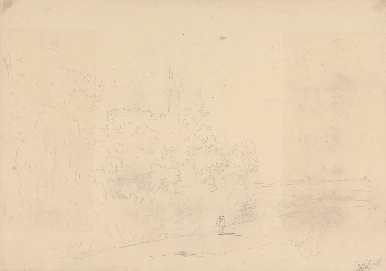Castillo de Carisbrooke, Isla de Wight de Capt. Thomas Hastings