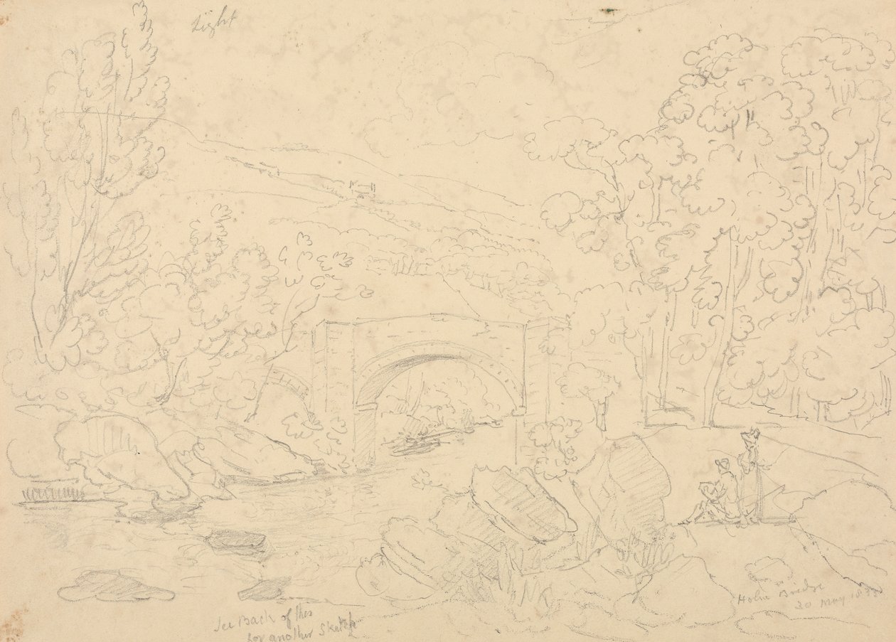 Holne Bridge, 30 de mayo de 1833 de Capt. Thomas Hastings