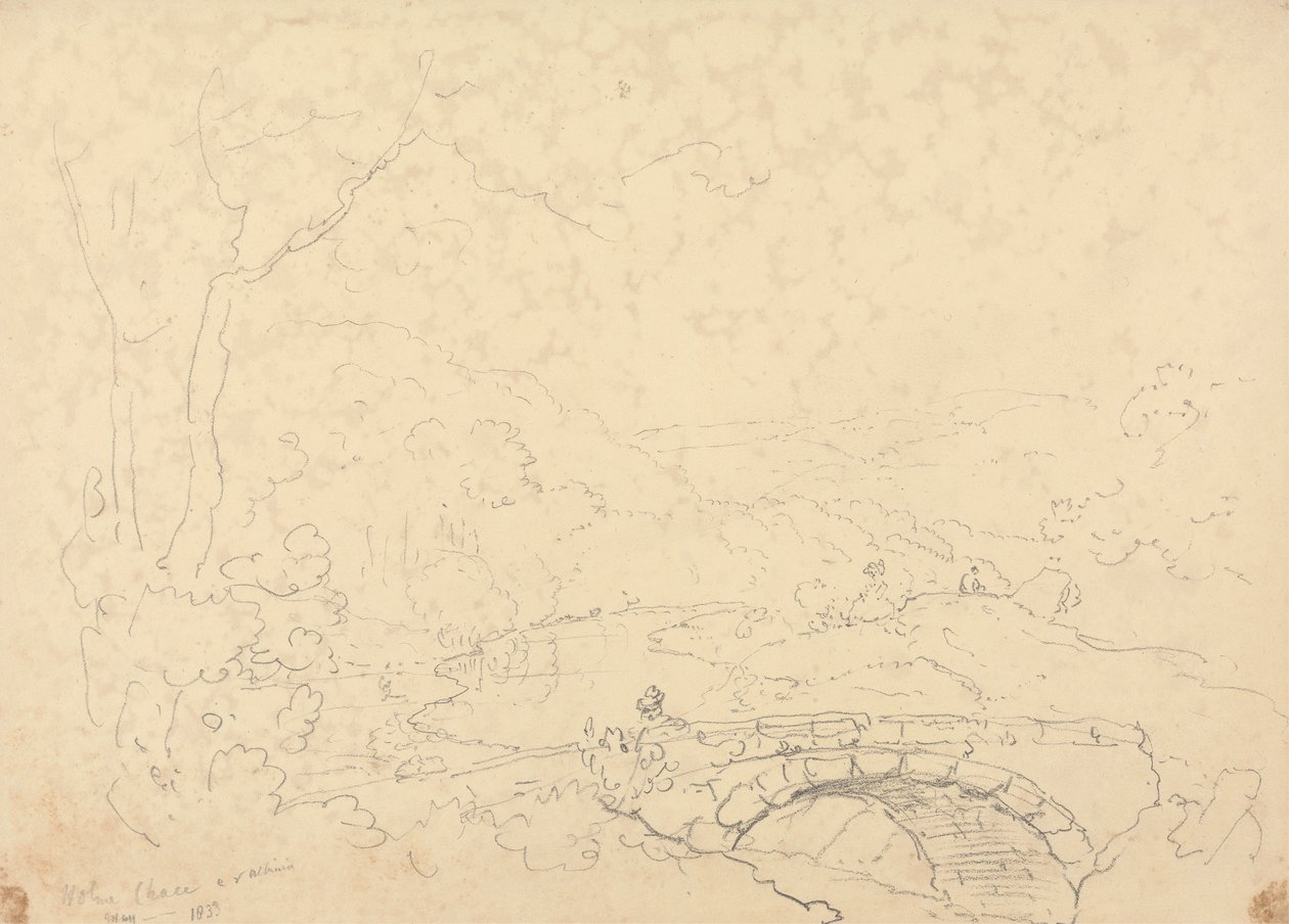 Holne Chase, mayo de 1833 de Capt. Thomas Hastings