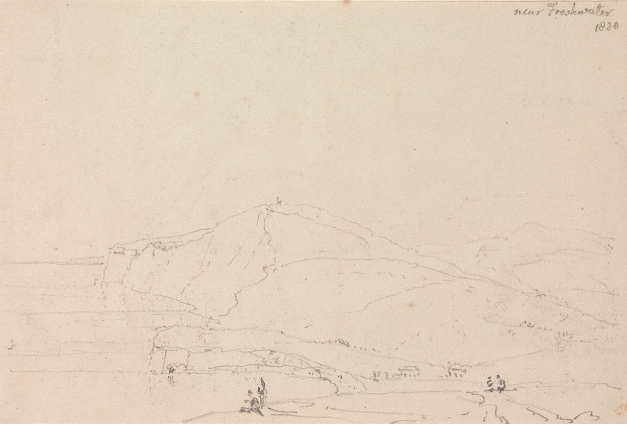 Cerca de Freshwater, Isla de Wight de Capt. Thomas Hastings