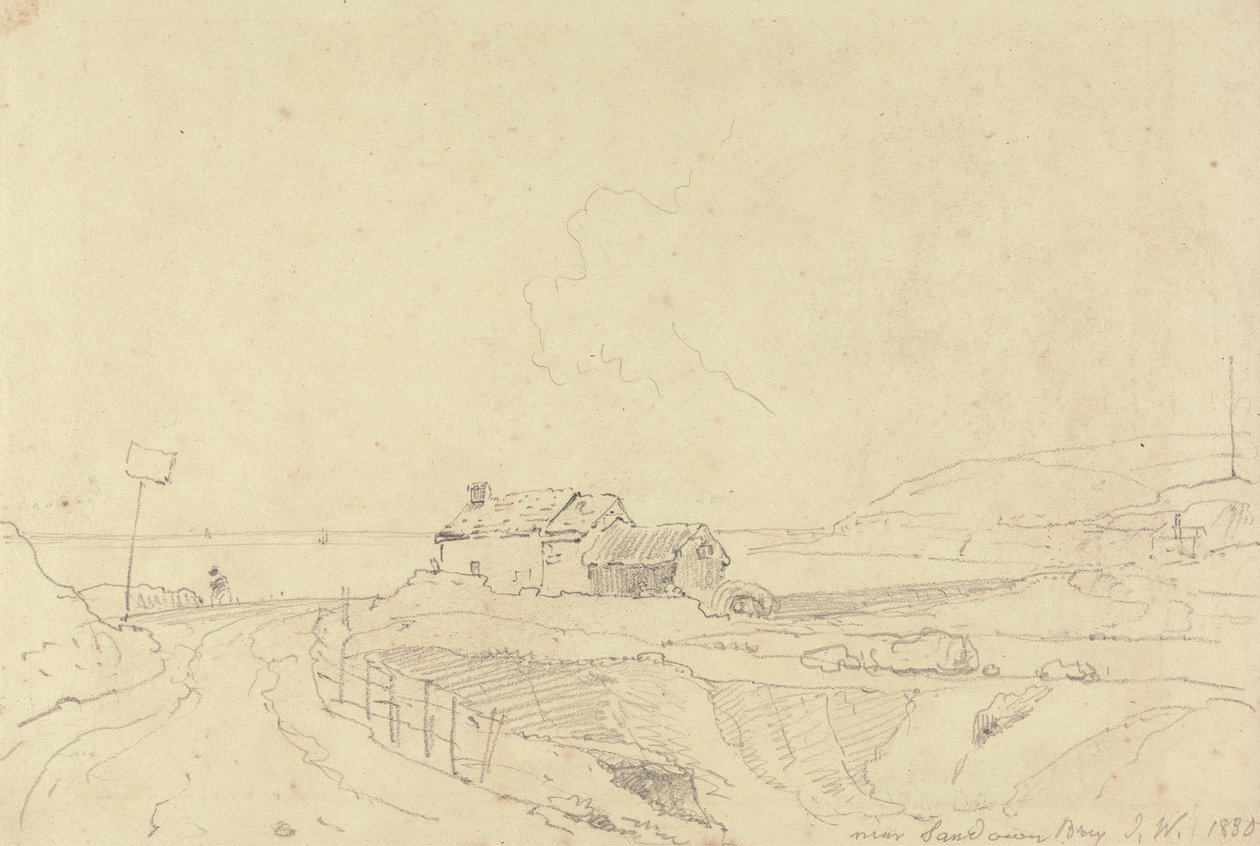 Cerca de Sandown Bay, Isla de Wight de Capt. Thomas Hastings