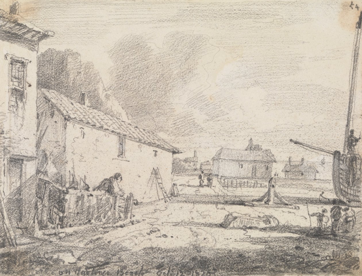 En la playa de Hastings, 12 de octubre de 1820 de Capt. Thomas Hastings