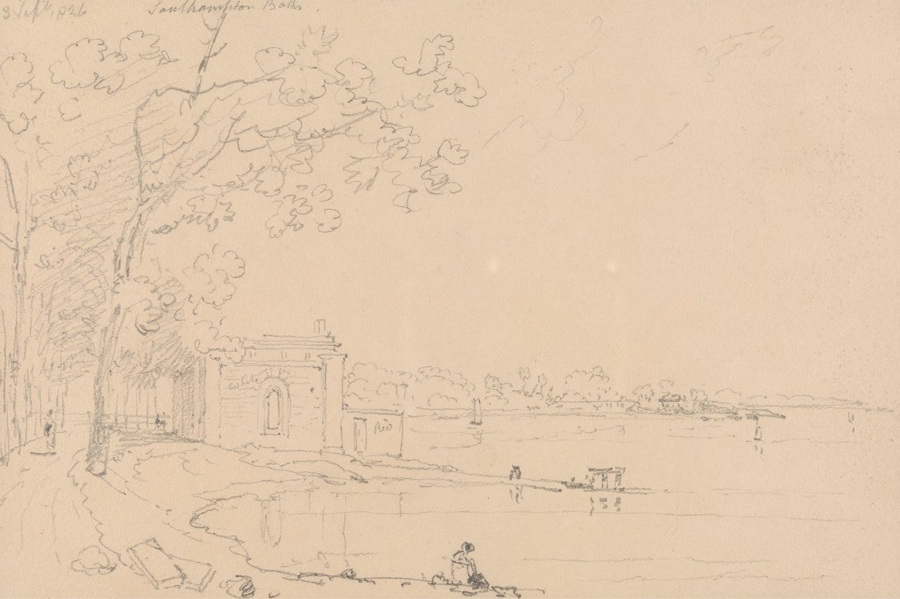Baños de Southampton, 3 de septiembre de 1826 de Capt. Thomas Hastings