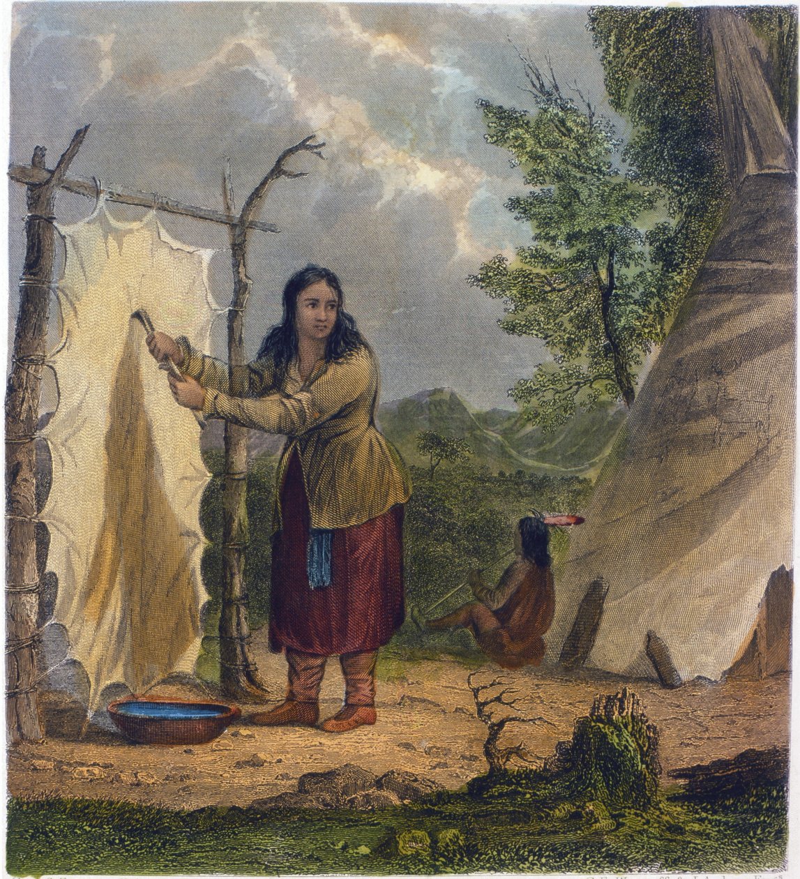 Piel de búfalo, 1853 de Captain Seth Eastman