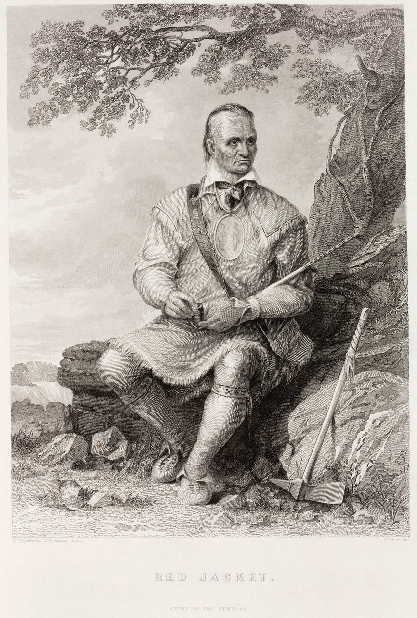 Chaqueta Roja, jefe Séneca de Captain Seth (after) Eastman