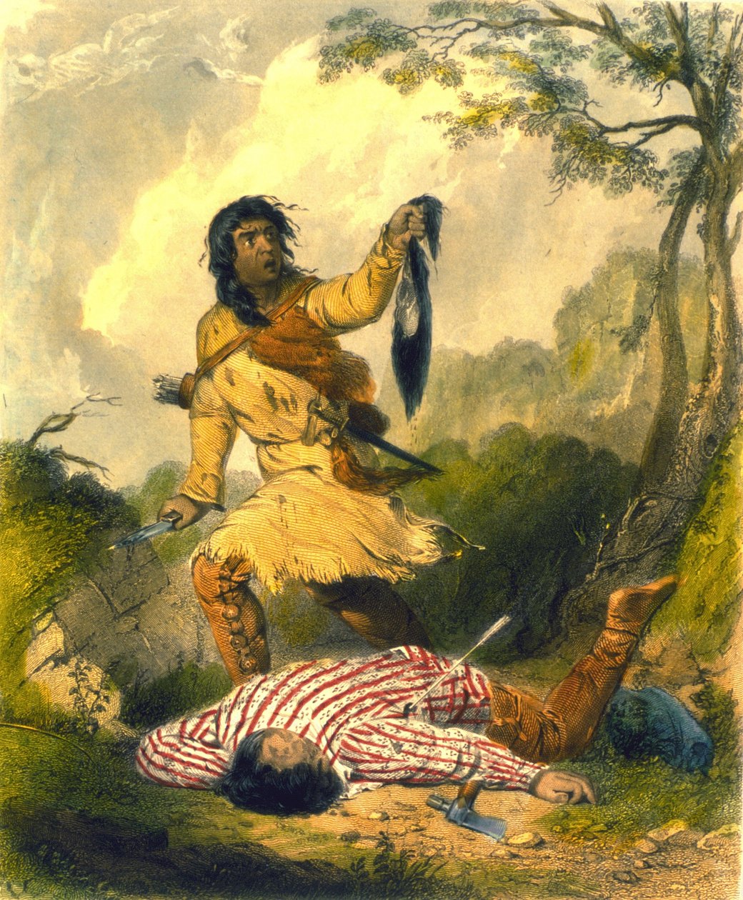 Grito de muerte, 1853 de Captain Seth Eastman