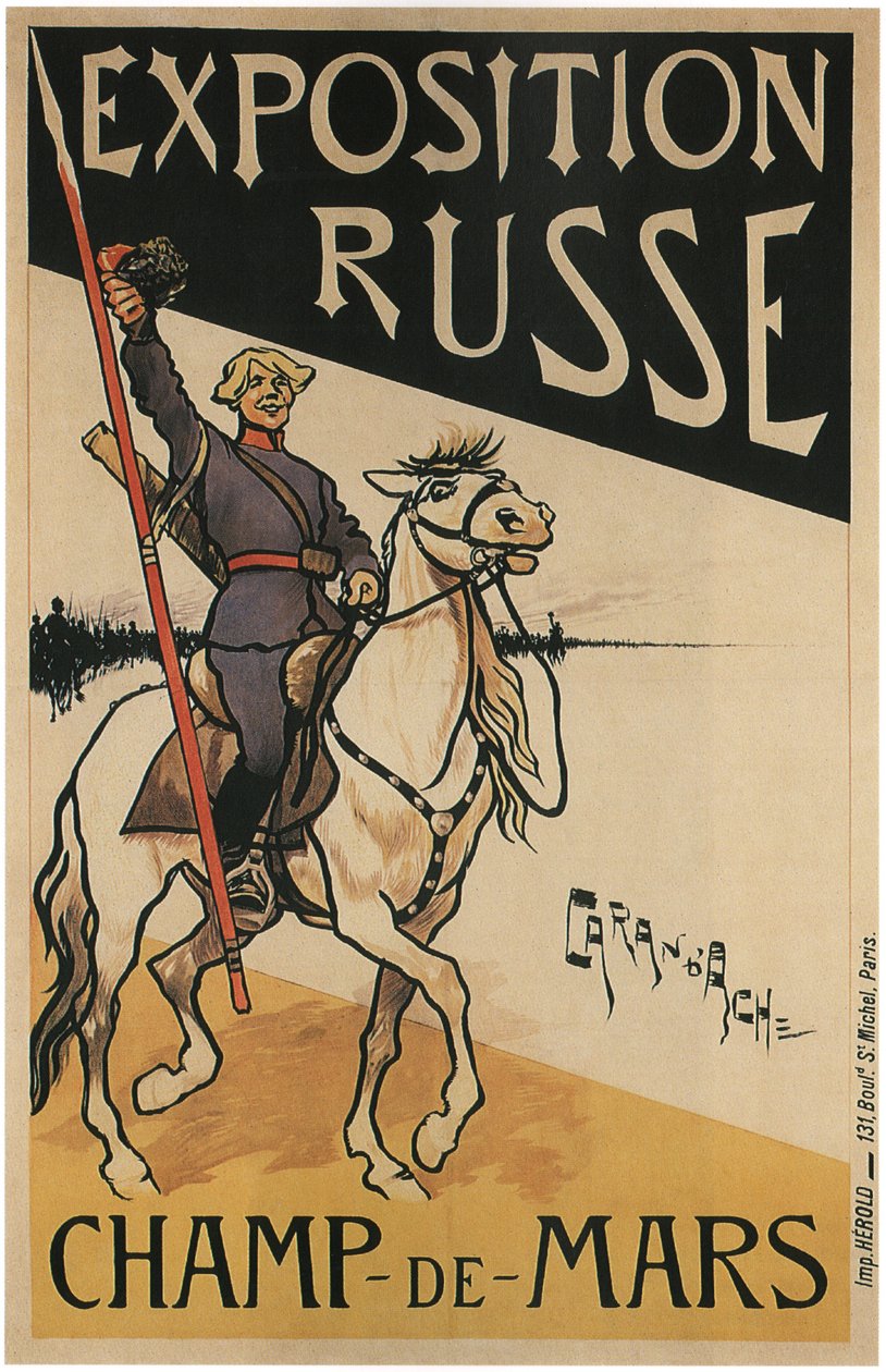 Exposición rusa Champ-De-Mars, 1895 de Caran d’Ache