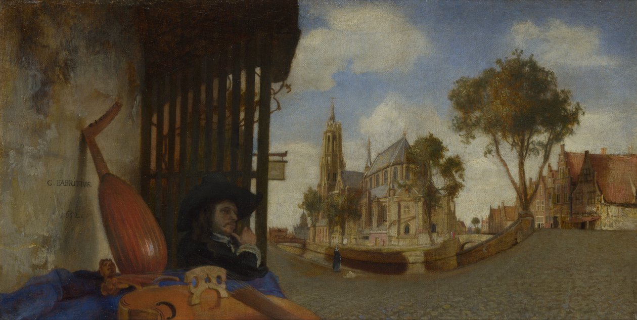 Una Vista de Delft de Carel Fabritius