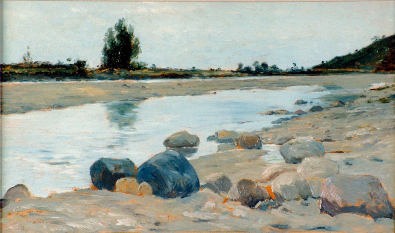 Paisaje fluvial de Carl Arp