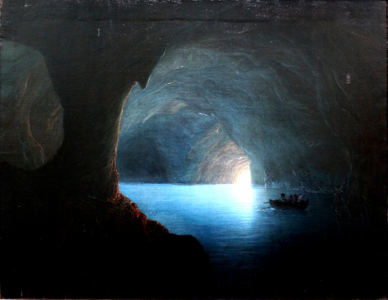 La Gruta Azul en Capri de Carl Friedrich Seiffert