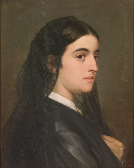 Joven viuda de Carl Rahl