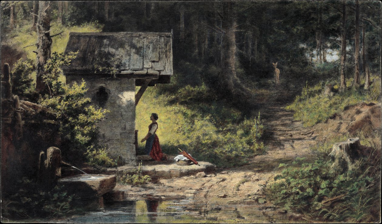 Capilla en el bosque de Carl Spitzweg