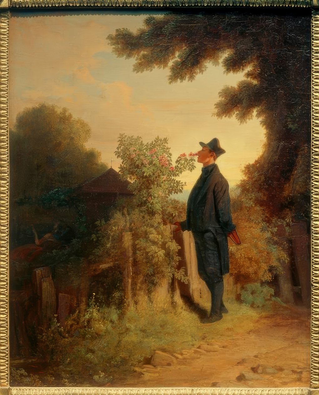 El amigo de las rosas de Carl Spitzweg