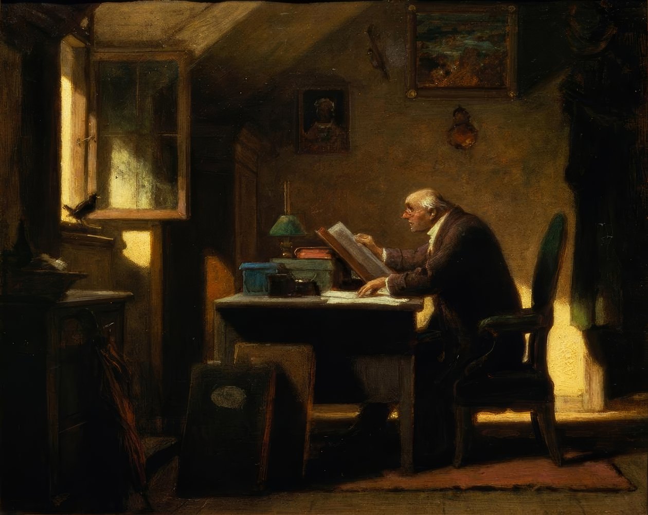 Una visita de Carl Spitzweg