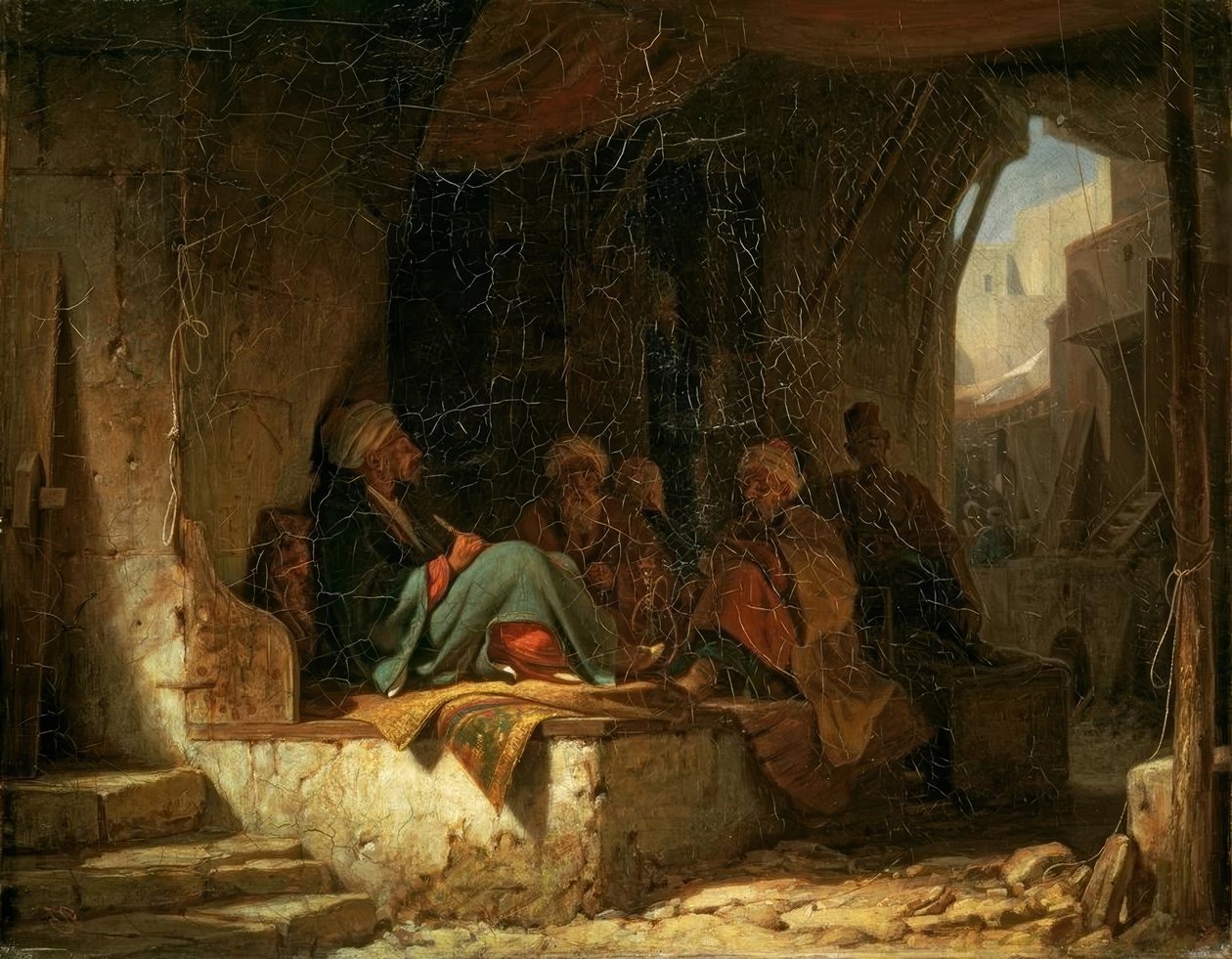 Cafetería turca de Carl Spitzweg