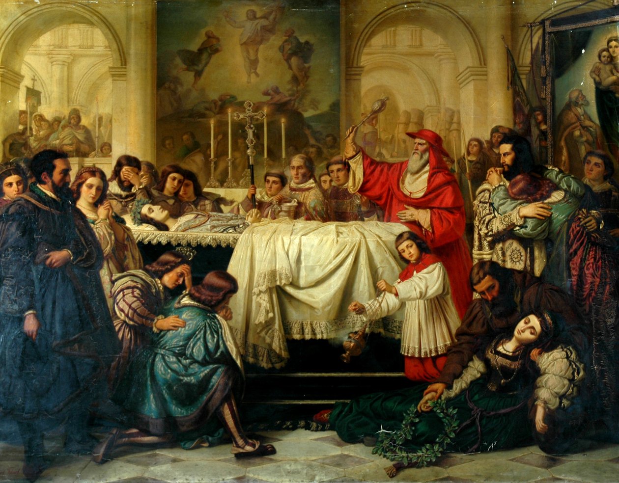 Muerte de Rafael de Carl Robert Arthur Thiele