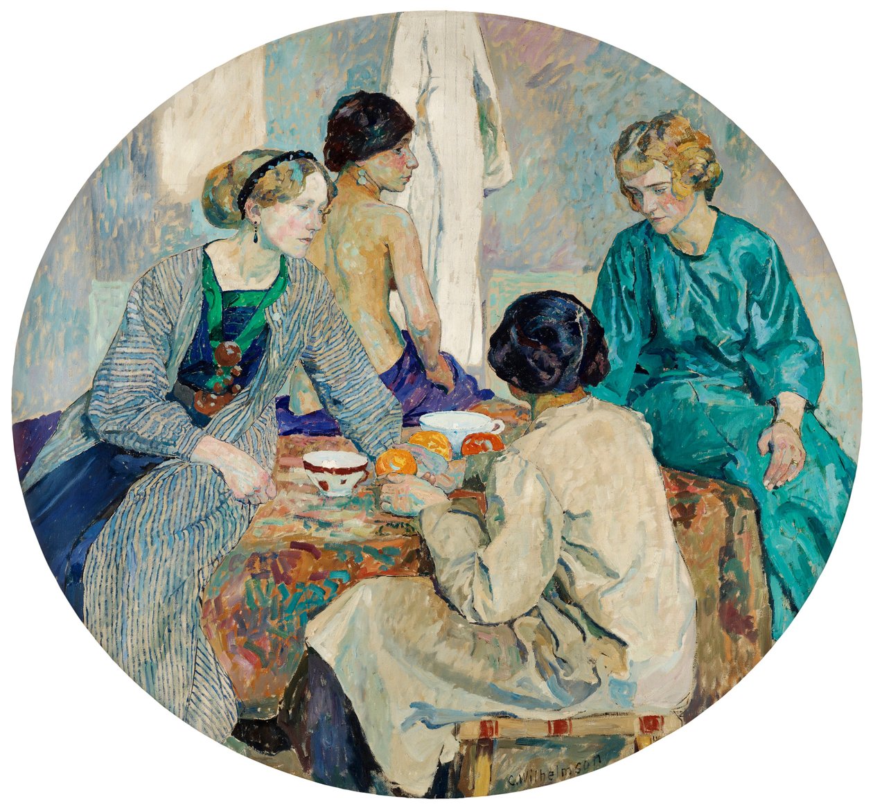 En el estudio de Carl Wilhelm Wilhelmson