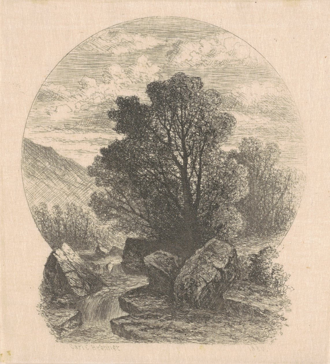 Pequeña cascada de Carl C. Brenner