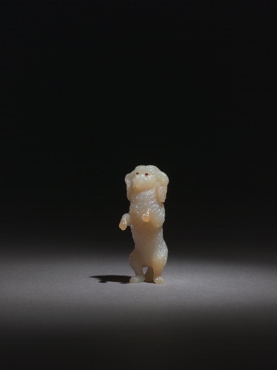 Caniche mendigando, finales de 1800-principios de 1900 de Carl Fabergé