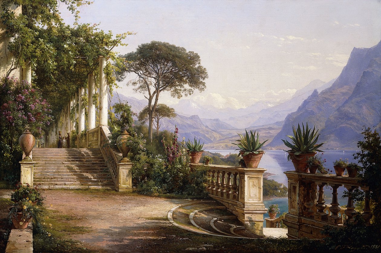 Logia Fra Como, 1880 de Carl Frederick Aagaard