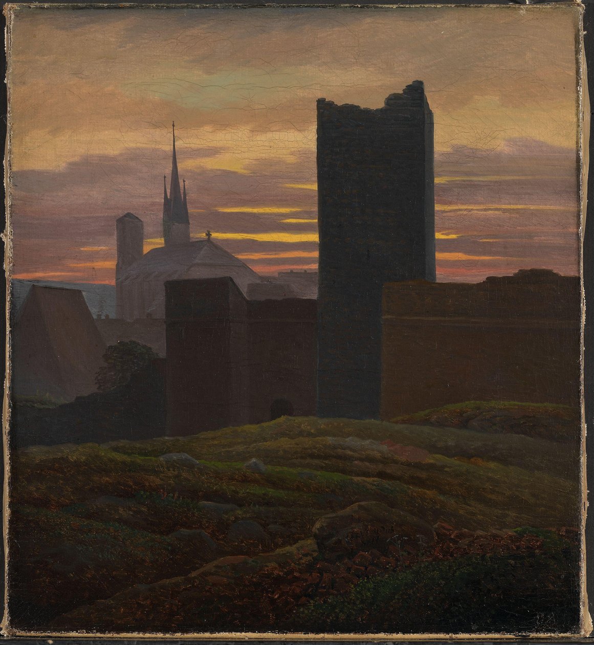 Castillo Imperial de Eger de Carl Gustav Carus
