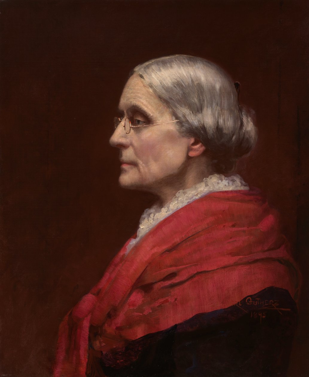 Susan Brownell Anthony, 1895 de Carl Gutherz