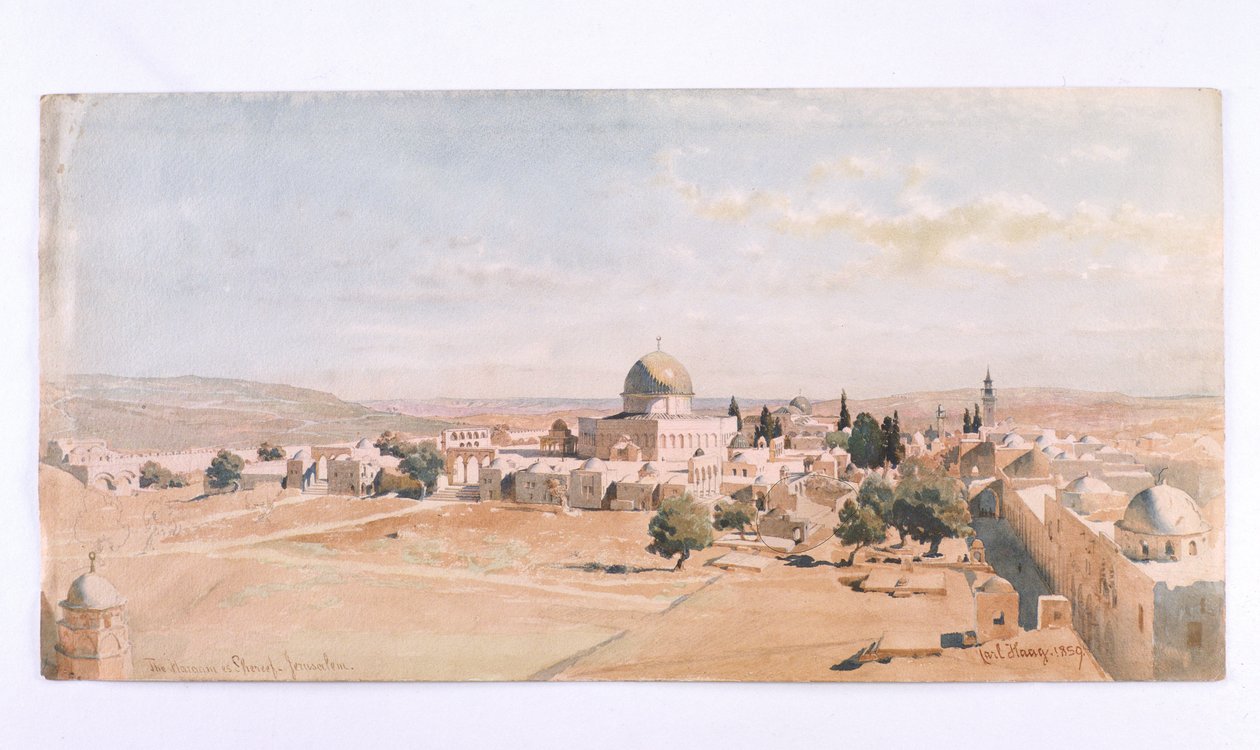 El Haram esh-Sharif, Jerusalén de Carl Haag