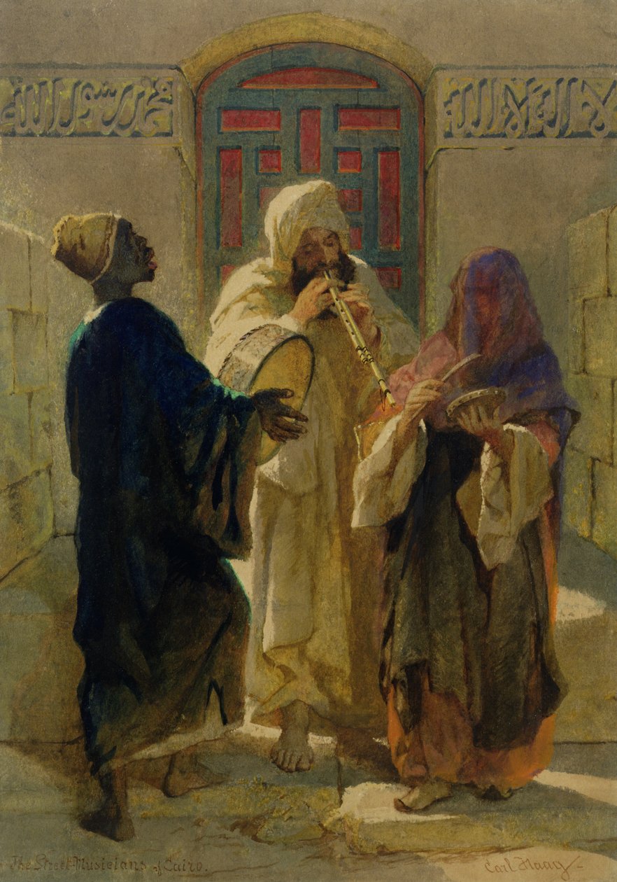 Los músicos callejeros de El Cairo de Carl Haag