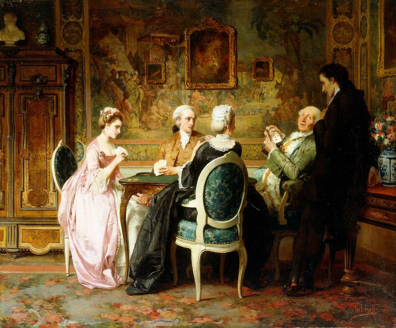 El juego de cartas de Carl Heinrich Hoff