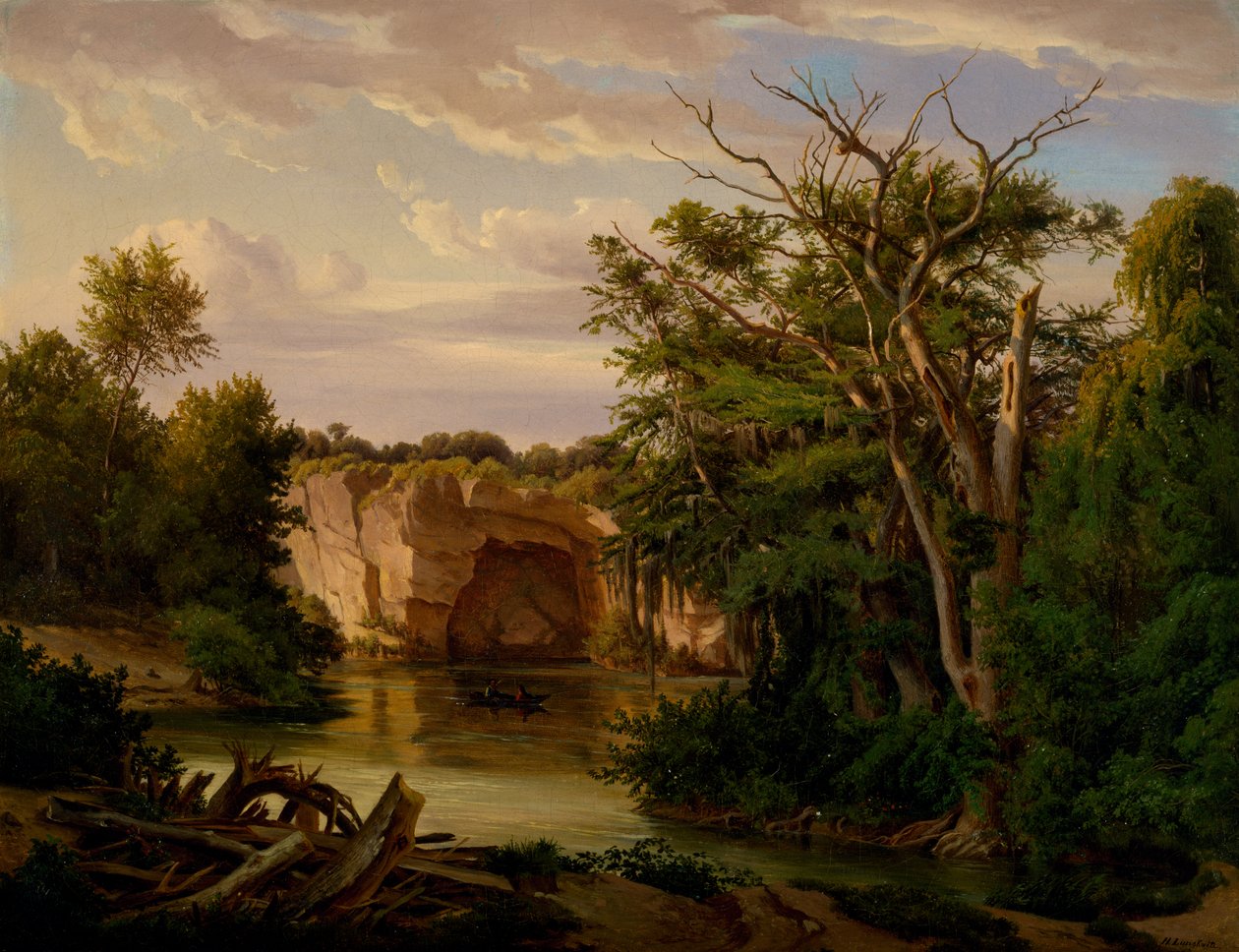 Paisaje de la región montañosa de Carl Hermann Frederick Lungkwitz