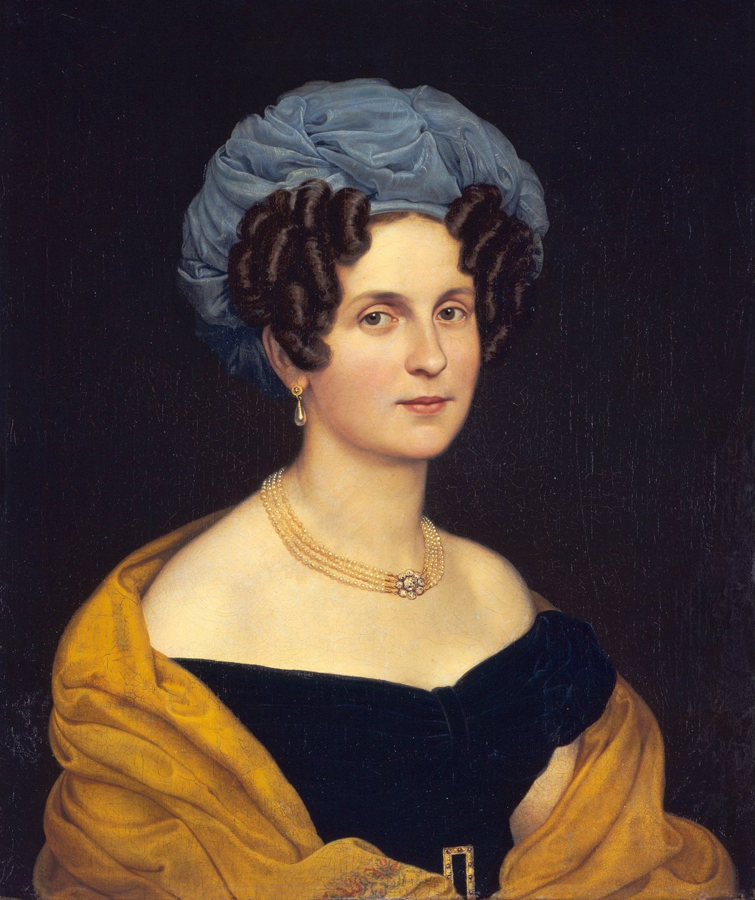 Alemán: Retrato de la cantante de cámara Karoline Seidler-Wranitzky de Carl Joseph Begas