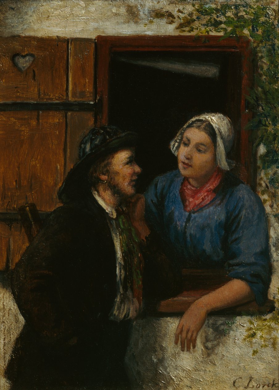 El piloto y su esposa. de Carl Julius Lorck