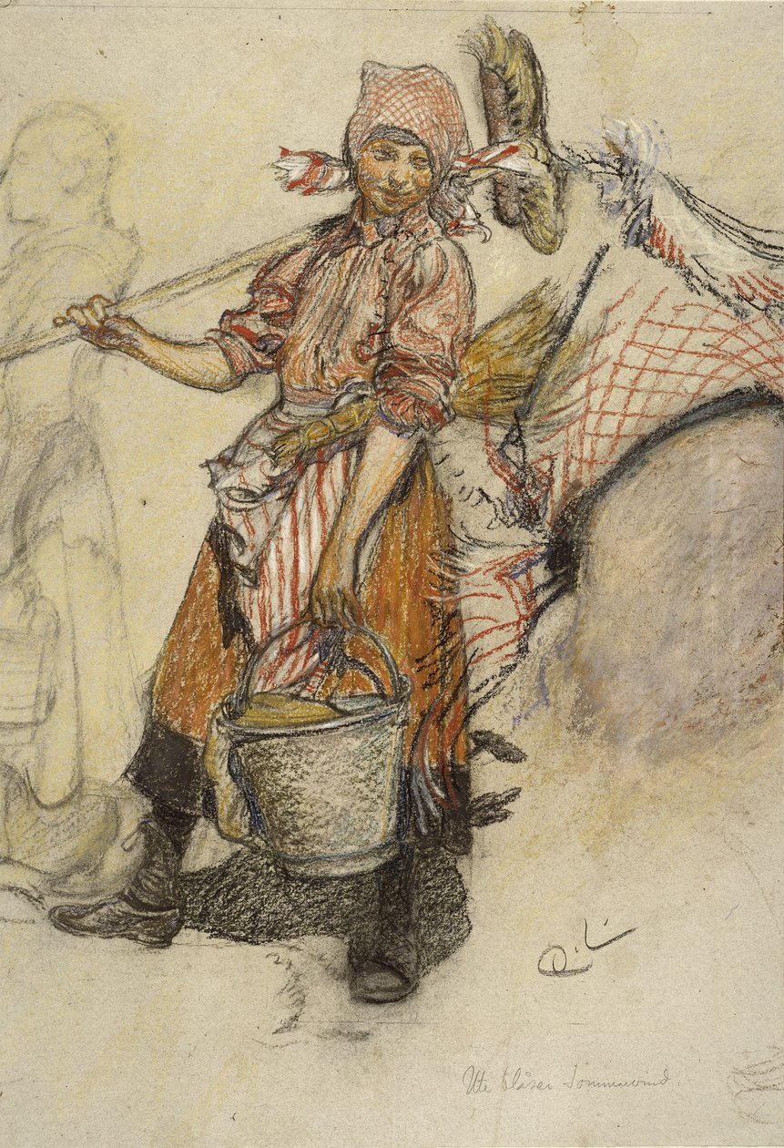 Lavandera de Carl Larsson