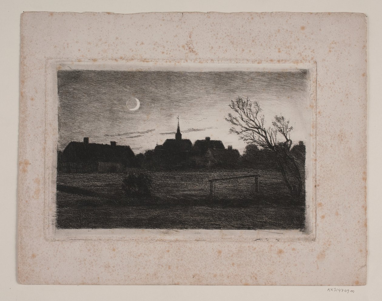 Iglesia de Hornbæk, Tarde de Verano de Carl Locher