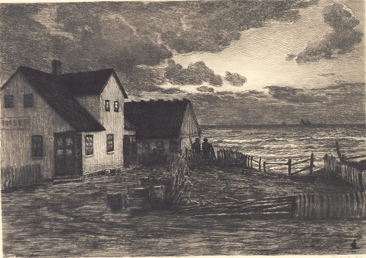 Casa junto al mar. Tisvilde de Carl Locher