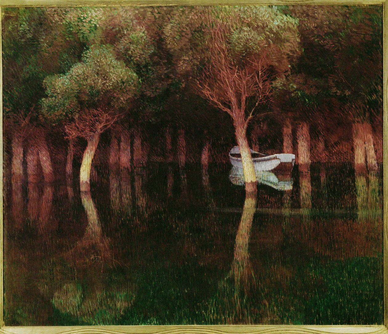 Daemmerung - Crepúsculo ... (pintura sobre lienzo) de Carl Moll